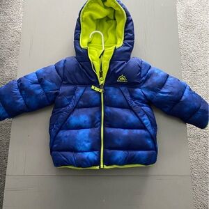 Kids Blue Puffer Jacket by